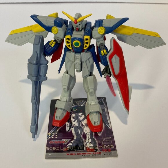 Vintage Gundam Wing Mobile Suit XXXG-01W Action Figure Bandai 2000 Complete - Picture 1 of 16